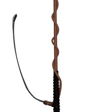 EQuest Longierpeitsche - mocha - 180 cm Longiergerte Longieren Pferd Training
