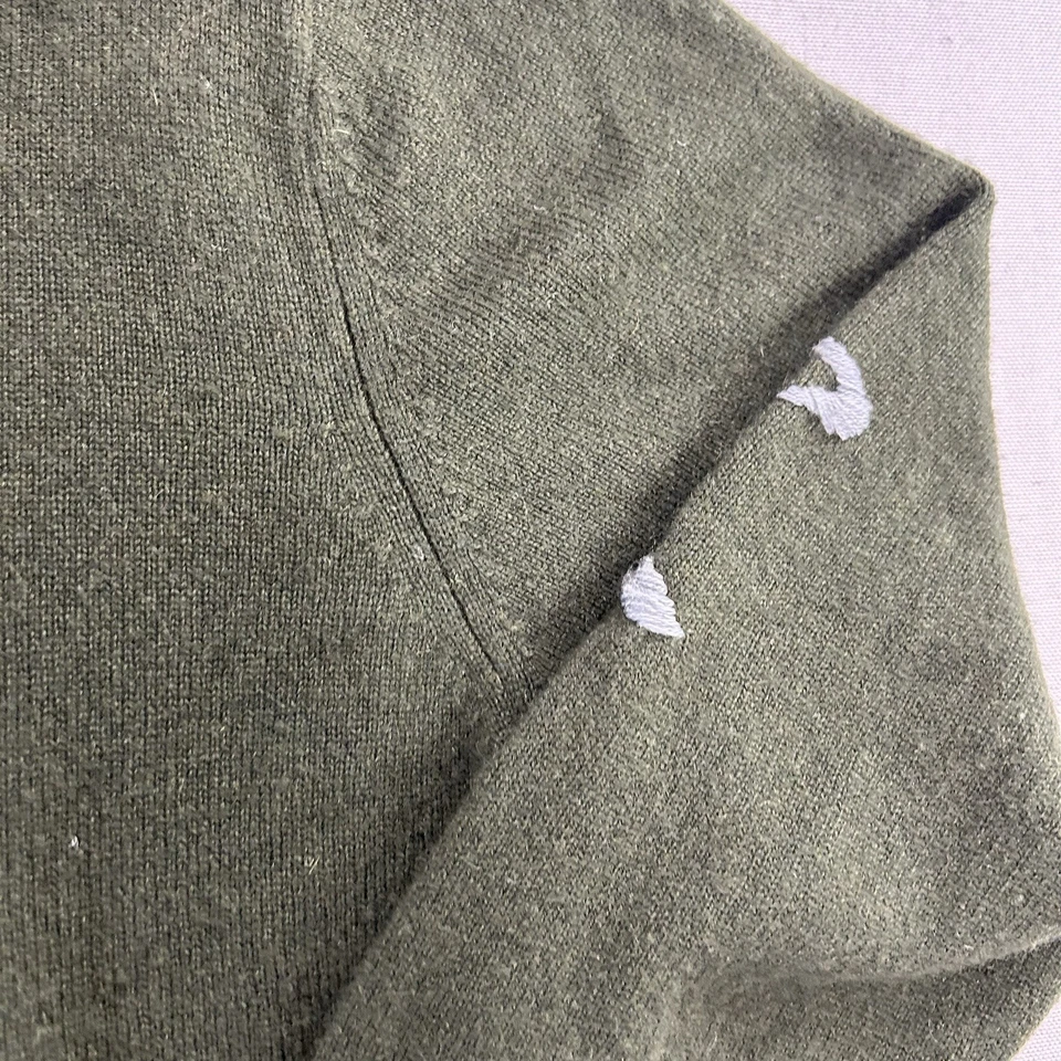 Chaqueta Suéter De Colección RAW 7 Para Mujer Cachemira Con Capucha Talla M Verde Dragón Cremallera Foto 4 de 4