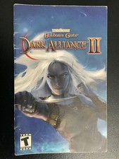 Baldur's Gate Dark Alliance II 2 PS2 Sony PlayStation 2 Instruction Manual Only