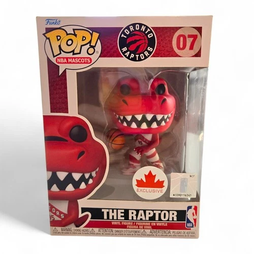 Funko Pop NBA Mascots Toronto Raptors The Raptor #07 Canada Exclusive Vinyl 2021