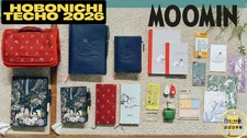 Hobonichi  Techo 2026 MOOMIN collaboration Notebook cover weeks stationery