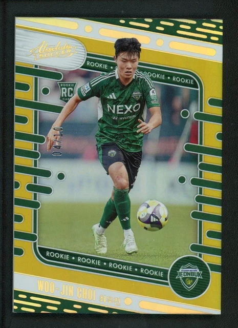 2025 WOO JIN CHOI 04/10 PANINI ABSOLUTE K LEAGUE ROOKIE RC #96