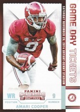2015 Panini Contenders Draft Picks Football Cards Game Day Tickets: Pick List