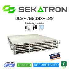    Arista DCS-7050SX-128-F 96x 10GbE SFP 8x 40GbE QSFP Managed Switch  