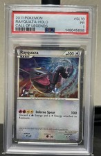 Rayquaza Shiny Holo SL10 Call Of Legends 2011 PSA 1 Graded English