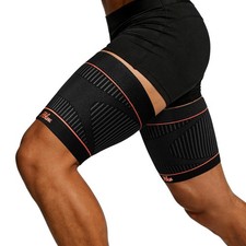 1 Pair Medium Thigh Compression Sleeve Anti Slip Hamstring Wrap  1 Brace