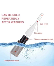 10 Ml Nasal Spray Bottle, 7 Pcs Small Empty Nose Spray Bottle Fine Mist Sprayers