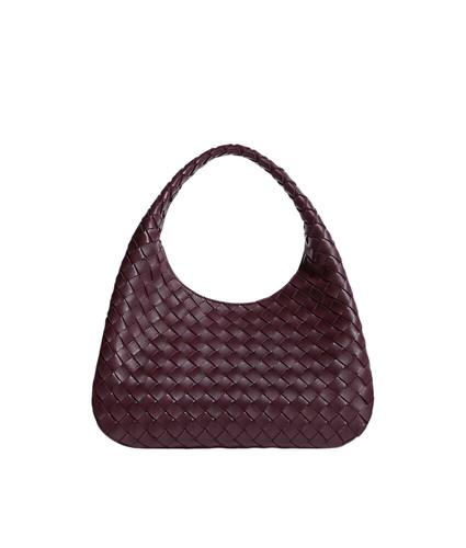 BOTTEGA VENETA Campana Medium $4700 Deep mahogany Top Handle Bag New & Authentic