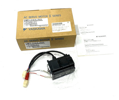 Yaskawa SGMPH-01A1A-YR22 Sigma II AC Servo Motor, 100W, R/B/T-Axis 142181-2