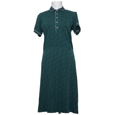 4funkyflavours, Kleid, Größe: L, Grün/Schwarz, Baumwolle/Elasthan, Leopard #BwL
