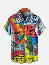 Kool Aid 84 Mens Vintage Hawaiian Short Sleeve Shirt