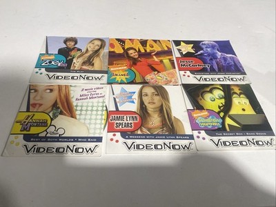 6 VideoNOW PVD Discs Nickelodeon Spongebob Scooby Doo etc