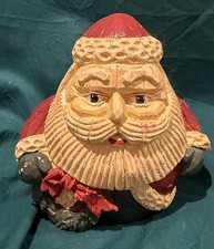 Vintage Folk Art Style Santa Claus