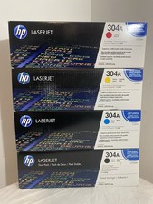 Genuine HP 304A BCYM Toner Cartridges Set CC530A CC531A CC532A CC533A New Sealed