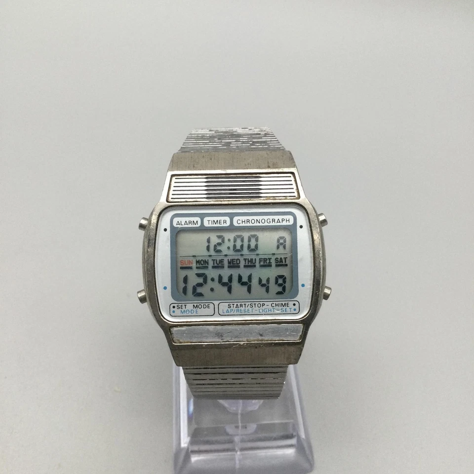 Reloj Digital Texas Instruments De Colección Para Hombre 34mm Alarma Cronógrafo Batería Nueva Foto 2 de 4