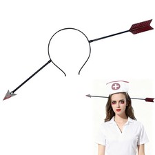 Decmied Bloody Arrow Headband, Halloween Headband One Size Fits Most,