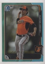 2015 Bowman Draft Chrome Sky Blue Refractor Hunter Harvey #76 0ed