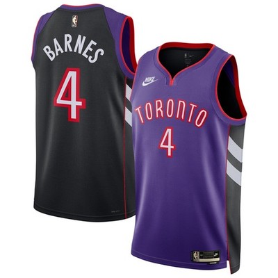 Men's Nike NBA Toronto Raptors Scottie Barnes Swingman Jersey