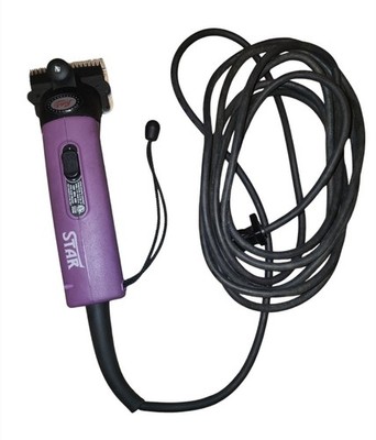 Lister Star Corded Horse And Cattle Clippers Shears Purple