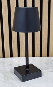 Modern LED Table Lamp, Black, Rechargeable