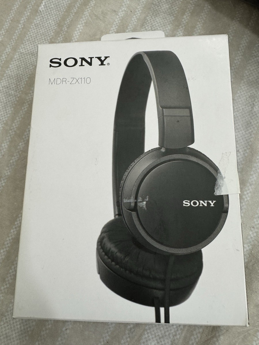 Sony MDR-ZX110 Stereo Monitor Over-Head Headphones Black MDRZX110