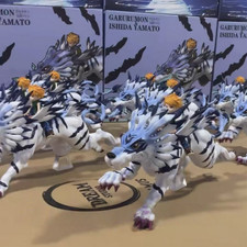 Digimon Garurumon Model Resin DMX Studio In Stock Ishida Yamato Statue MH Scale
