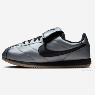 Nike Cortez Leather SE Shoes 'Metallic Grey' (HQ3490-099