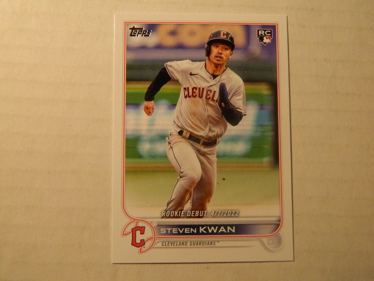 2022 Topps Update Rookie Debut Card of Steven Kwan - Guardians | eBay