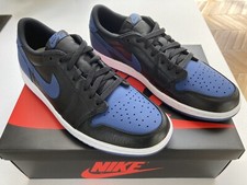 Size UK 11 - Nike Air Jordan 1 Retro Low OG Mystic Navy - Brand New - US 12