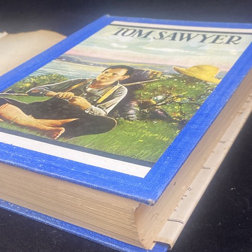 Vintage Tom Sawyer - Samuel Clemens - Whitman HCDJ 1931 Nice Illustrations - Picture 8 of 24