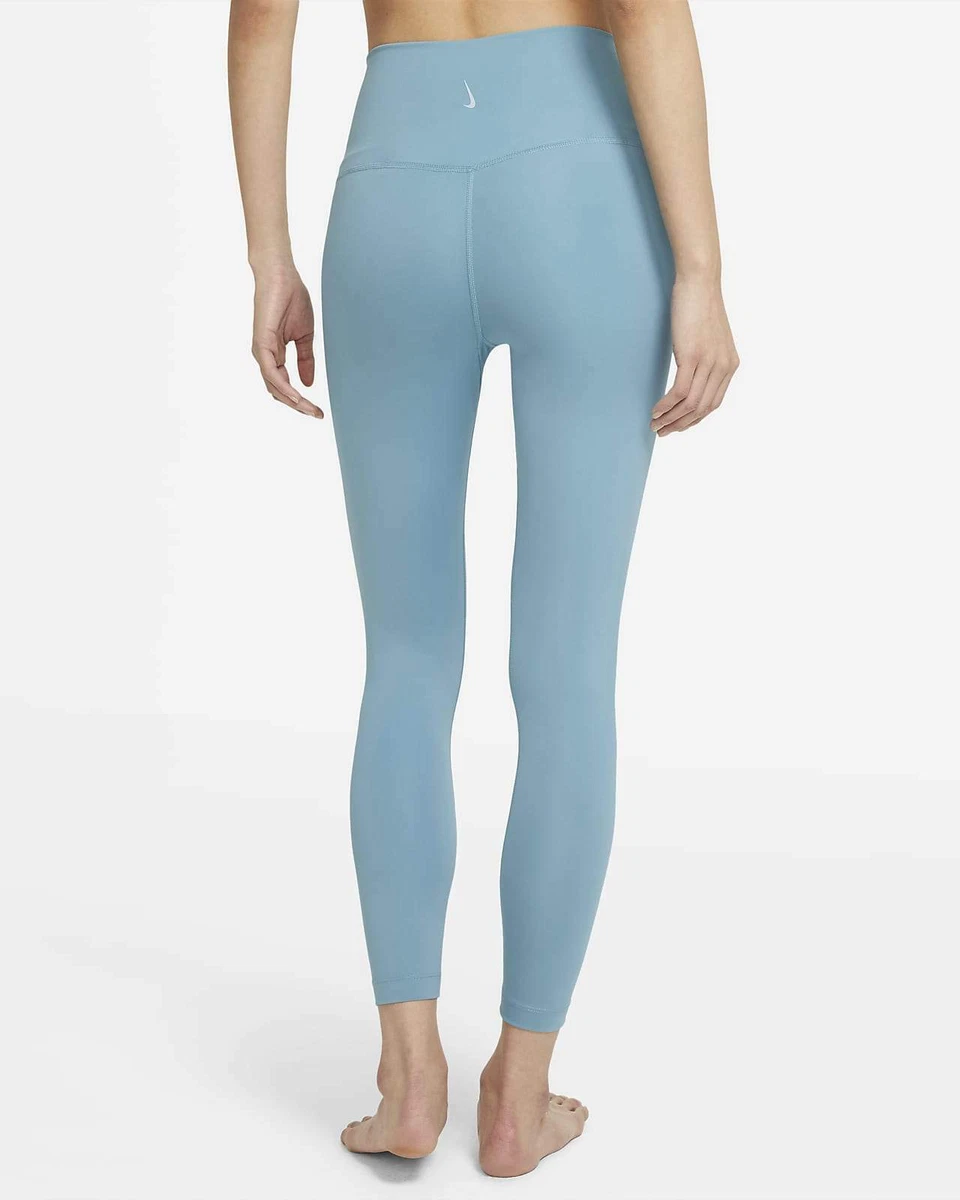 Nike Women's High-Waisted 7/8 Leggings Blue CU5294-424 Move to Zero Yoga