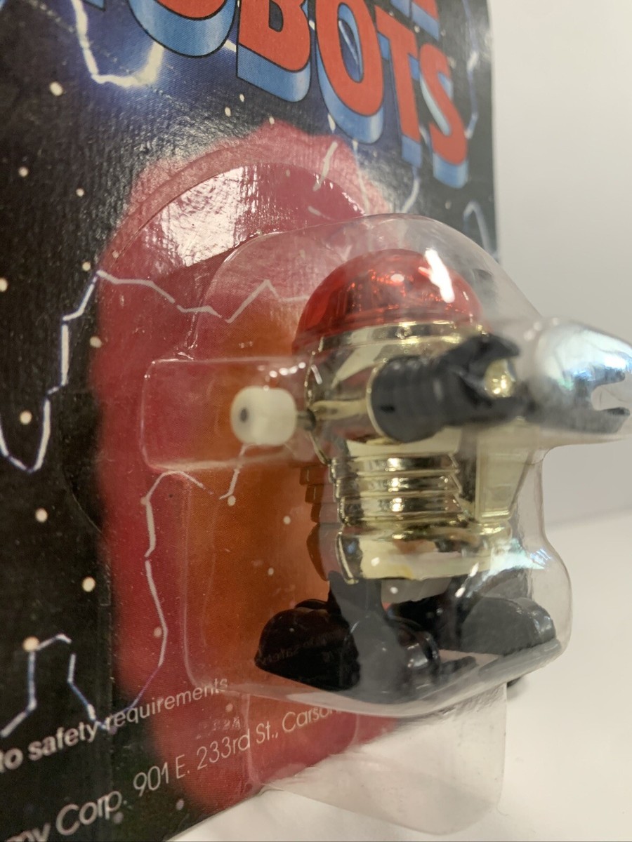 Vintage 1978 Tomy RED Head BLACK Feet Rascal Robots Wind Up Robbie