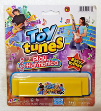 Kid's Musical Play Harmonica Unisex Yellow Toy Tunes Ages 4 Years Easy to Play