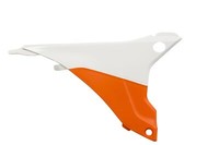 Acerbis Abdeckung Lautsprecher Filter Orange / Weiß Ktm Exc 125 2014 2015 2016