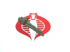 GI Joe Vehicle Bridge Layer Deck Gun 1985 Original Part