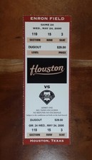 Pat Burrell ☆MLB's #1 Draft Pick Makes His MLB Debut 2000 Phillies DUGOUT Ticket