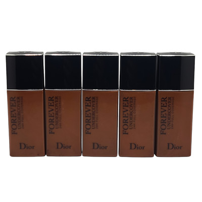 5 Pack Dior Forever Undercover Foundation 070 Dark Brown - New Without Box