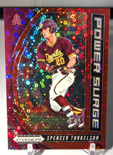 2020 Prizm Draft Picks Power Surge Red Donut Circle /99 Spencer Torkelson 