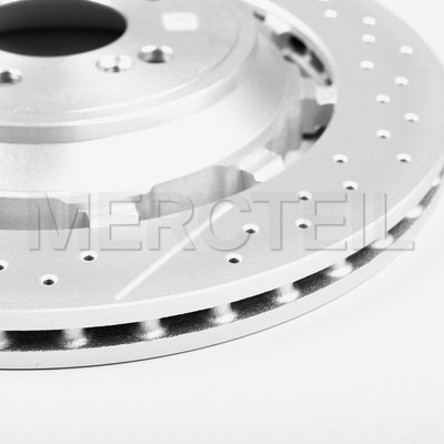 Genuine Mercedes S-class W222 Rear Left or Right Brake Rotor Disk