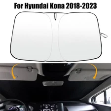 For Hyundai Kona 2018-2023 Front Windshield Sun Shade Foldable Heat Block Cover