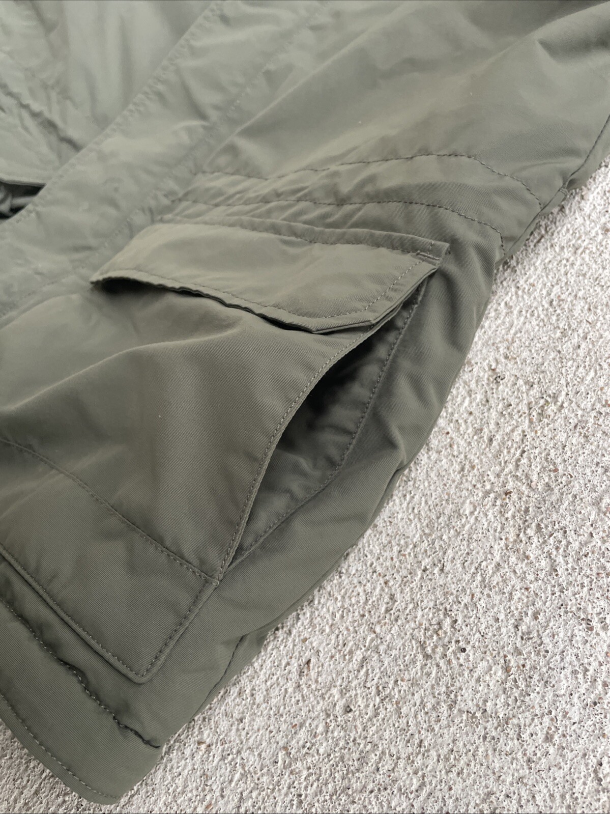 Patagonia Isthmus Parka SMALL Green Fleece Pile Lined Hooded 27021 image 9
