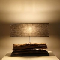 Aquaone Lampe Helsinki Treibholz Tischlampe 50 Cm Naturholz Holz Deko Wurzel
