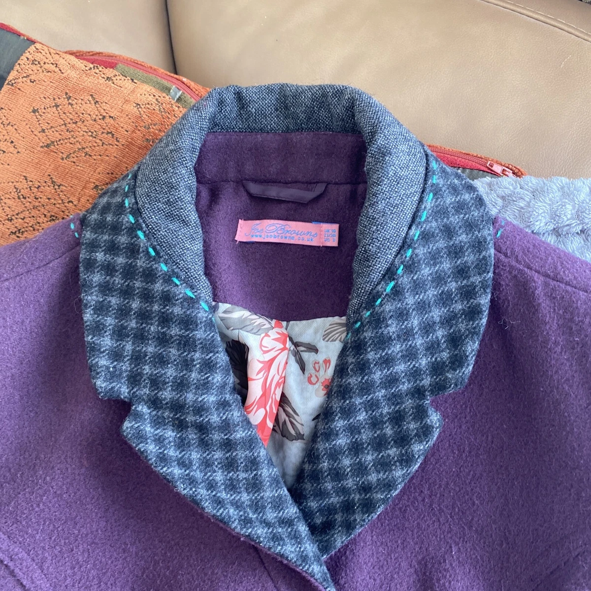 Joe browns purple best sale coat