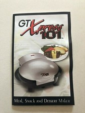 GT Xpress 101 Indoor Grill Mahlzeit, Snack und Dessert Maker nie