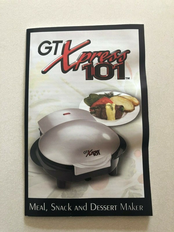 GT Xpress 101 Indoor Grill Meal, Snack And Dessert Maker Never