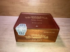 QTY AVAILABLE La Palina Mr. Sam Robusto 6.5x5.75x2.75 SOLID WOOD Cigar Craft Box