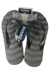 Shocked Boys Sandals ZTB-1003/A Gray/Black- MEDIUM 12-13