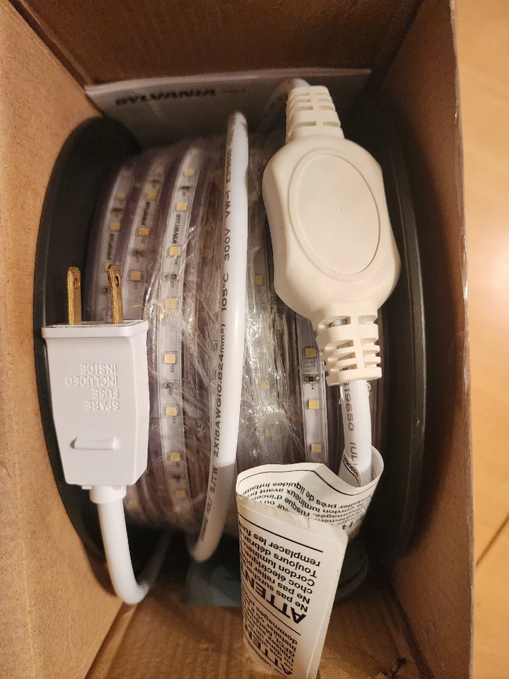 Sylvania Enchufable Blanco Exterior Flex LED Paisaje Iluminación Cubierta Riel Luz Foto 2 de 3