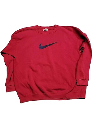 vintage maroon nike sweatshirt