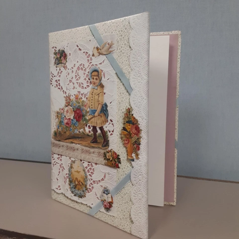 Álbum de fotos vintage CR Gibson romántico floral estilo victoriano Kathy Orr - 60 fotos Foto 2 de 4